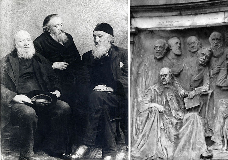 Charles Darwin and Joseph Lister